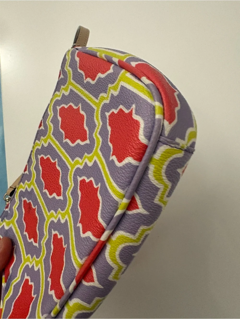kate spade Red, Purple & Lime Patterned Wristlet